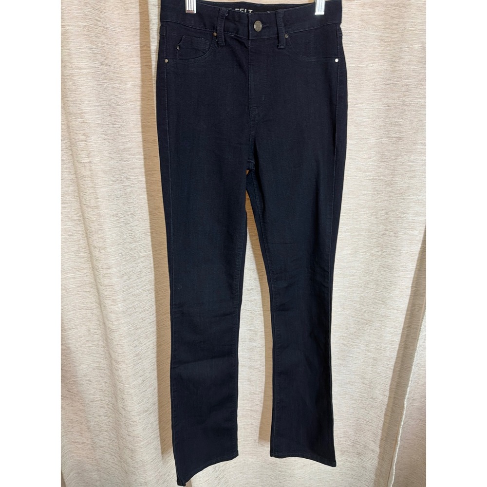 Laurie Felt Silky Denim Skinny Jeans Dark Wash Extra Small Tall High Rise